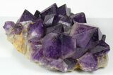 Deep Purple Amethyst Crystal Cluster With Huge Crystals #185446-2